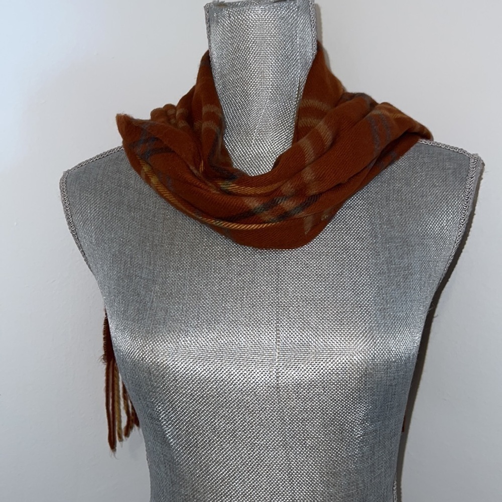 Vintage Cejon Classic Brown Plaid Scarf